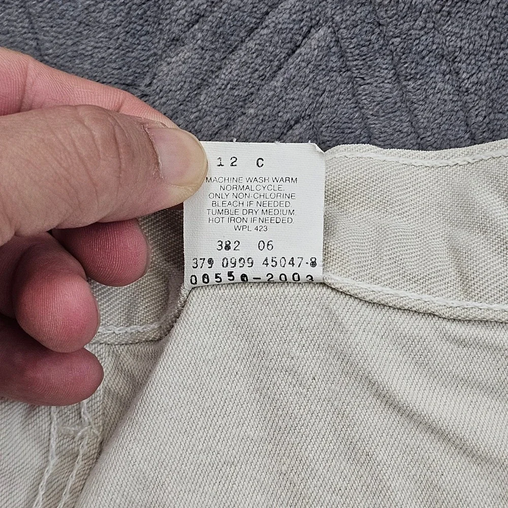 Levi's‎ 550 Jeans Mens 36x30 Off White Relaxed Fit Tapered 90s Vintage USA